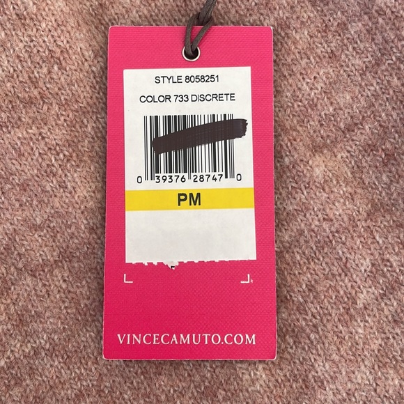 NWT Vince Camuto rose sweater size MP - Picture 6 of 12